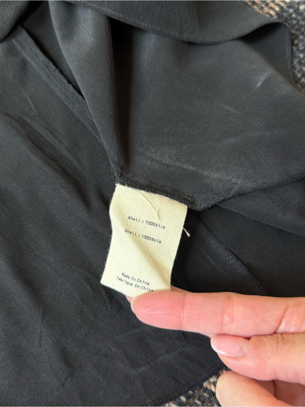 L'AGENCE Black Asymmetrical Pleated silk Dress size 2 - Picture 9 of 10
